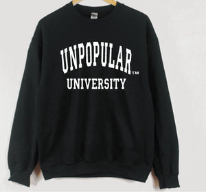 UNPOPULAR™ UNIVERSITY UNISEX FLEECE CREW